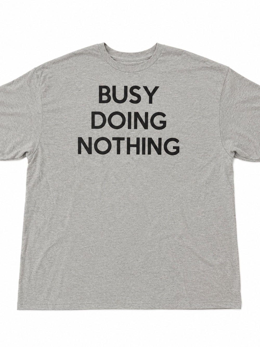 HUF Busy Doing Nothing Short Sleeve Tee - Gray/Black